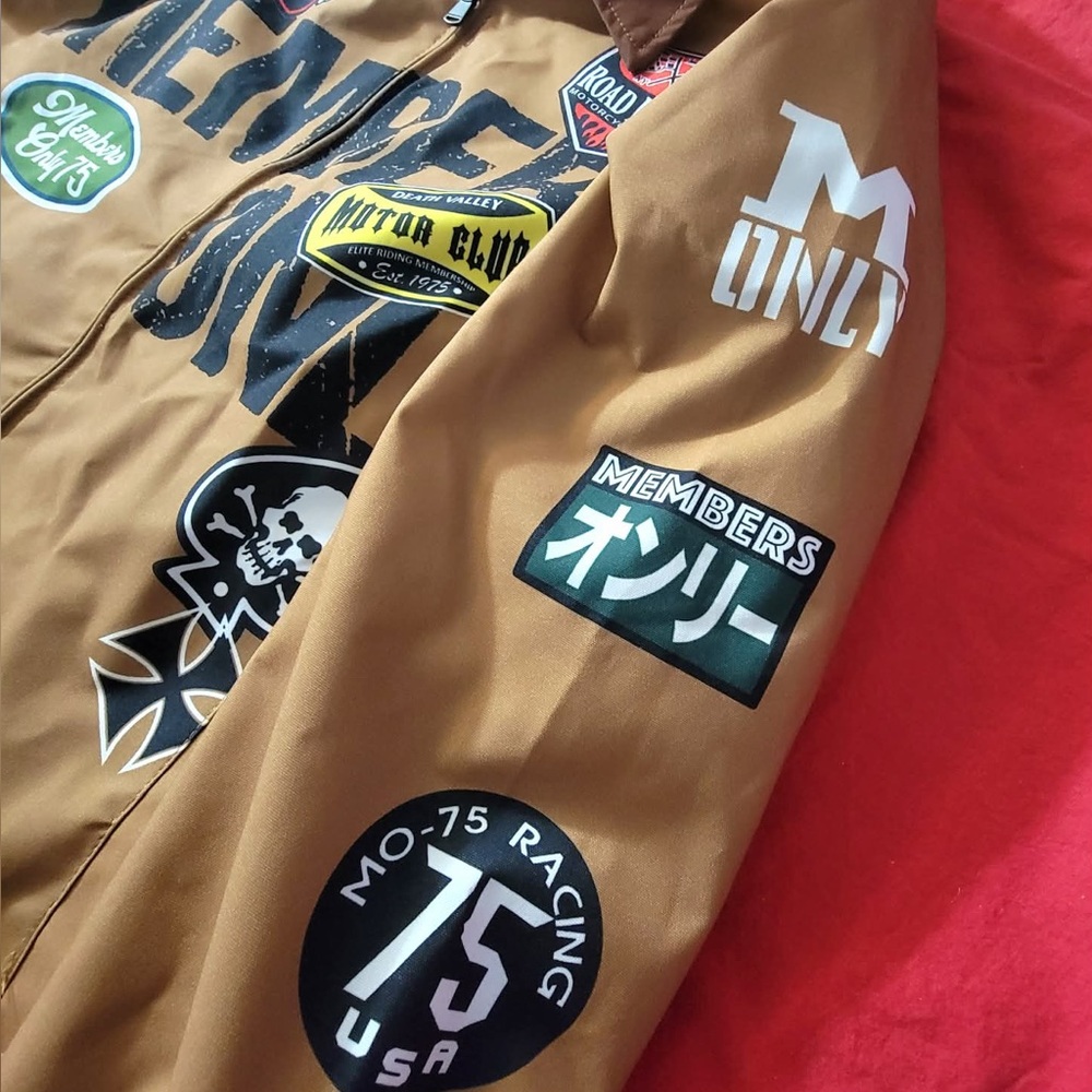 Members Only “75 Youth” Racing Zip Up Jacket - Picture 4 of 10